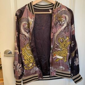 Zara reversible bomber jacket